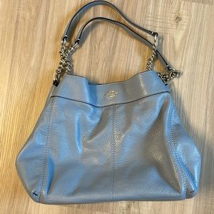 COACH Purse. Powder Blue.